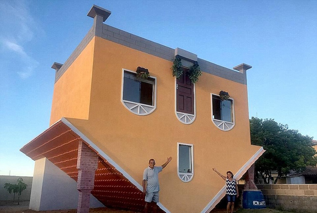 NEW 이색 집 등장, 브라질 건축 디자이너의 거꾸로 된 집 