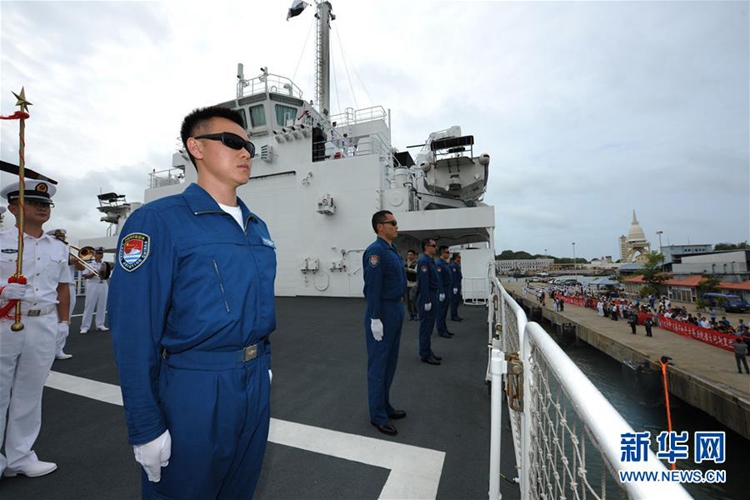 중국 해군 ‘평화방주’ 병원선 스리랑카 떠나 아덴만으로 향해
