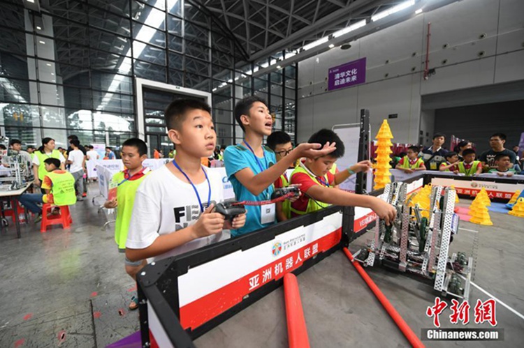 중국 화남 지역 최대 로봇 대회 광시서 성황리 폐막, ‘아시안 로보틱스 리그’