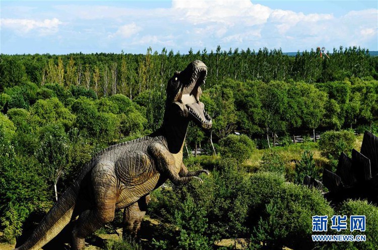 중국 헤이룽장 자인공룡국가지질공원, 공룡 화석 대량 공개