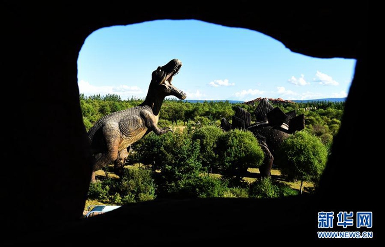 중국 헤이룽장 자인공룡국가지질공원, 공룡 화석 대량 공개