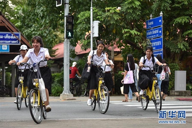 泰에 진출 성공한 중국 공용자전거 ‘ofo’, 태국 대학 캠퍼스 점령