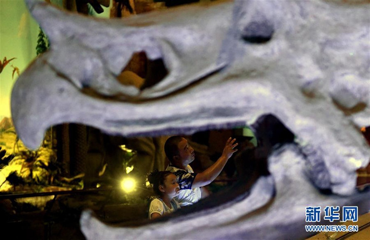 중국 허난 공룡 테마공원서 신비한 공룡 세계로의 모험