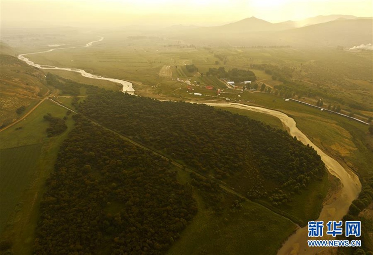 사진으로 본 중국 네이멍구 훈허강의 ‘가을 풍경’