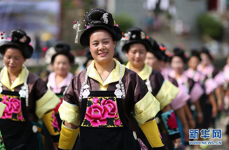 구이저우 단자이에서 펼쳐진 ‘츠신제’ 행사, 묘족 명절 즐겨볼까?