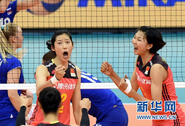 중국 여자배구, ‘5연승’으로 2017 월드 그랜드 챔피언스컵 우승 차지