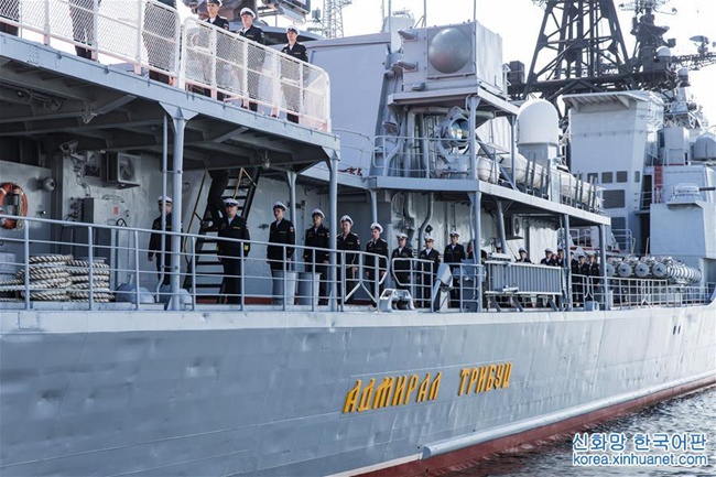 ‘해상 합동—2017’: 中 해군 함대, 俄 블라디보스톡 도착
