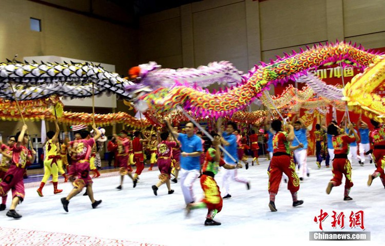 국내외 ‘용춤+사자춤’ 공연팀, 대회 참가 위해 장쑤 양저우에 집결