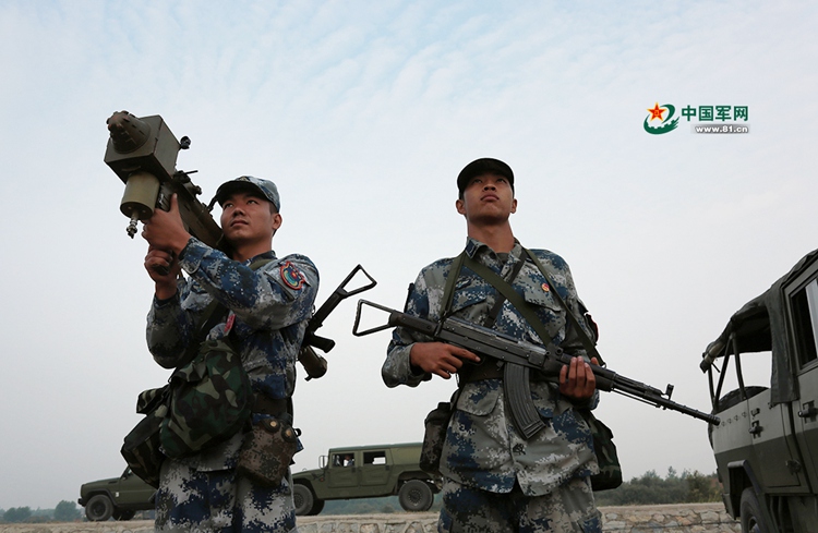 중국 공군 미사일 부대, ‘선제타격’ 실전 훈련 현장