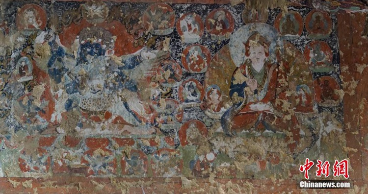 시짱서 발견된 700년 전 유적지…벽화 보존 상태 양호