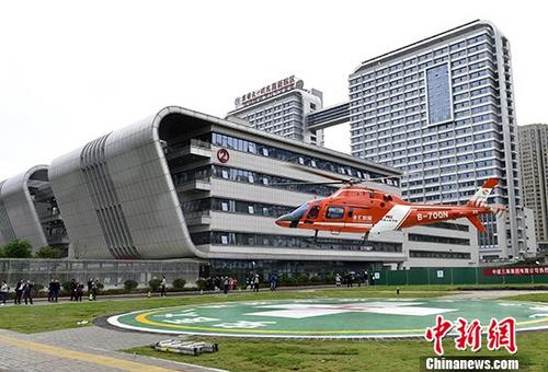 중국 안후이서 의료구조 헬기 정식으로 투입해