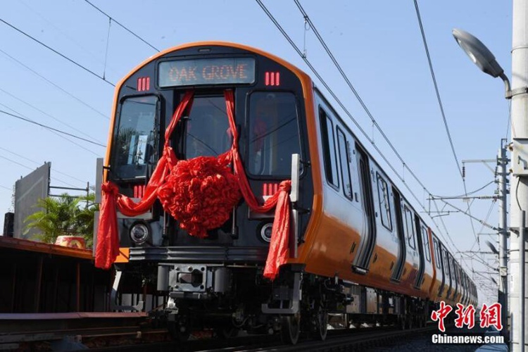 중국산 첫 번째 보스턴 오렌지라인 지하철 창춘서 제작 완료