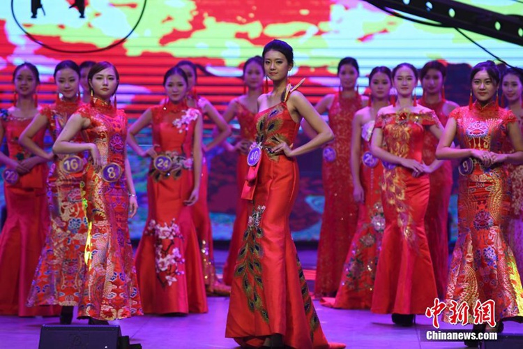 미스 투어리즘 컬처 월드 중국 후난 지역 결선 개최, 19세 女 우승 차지