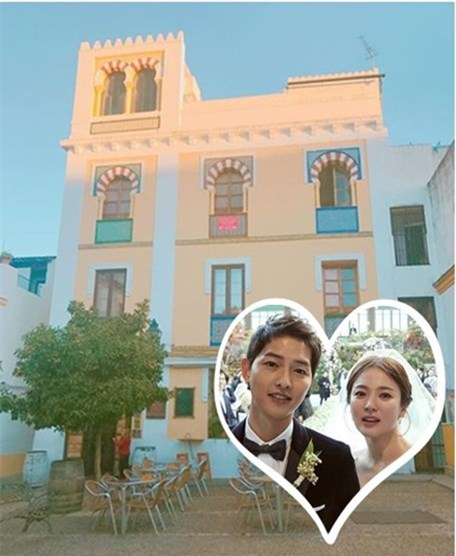 송혜교❤송중기 신혼여행지는 스페인…中韓 톱스타들의 신혼여행 사진 대공개