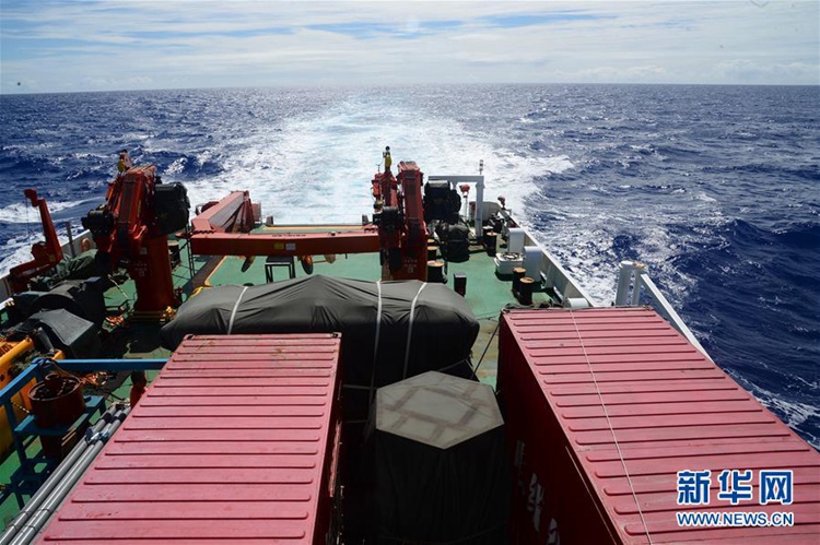 중국 첫 글로벌 해양 과학탐사 46항차 제3단계 항해 무사히 종료
