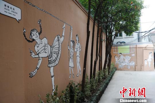 상하이파 특색 예술화 옛 상하이 골목 생활 되돌려