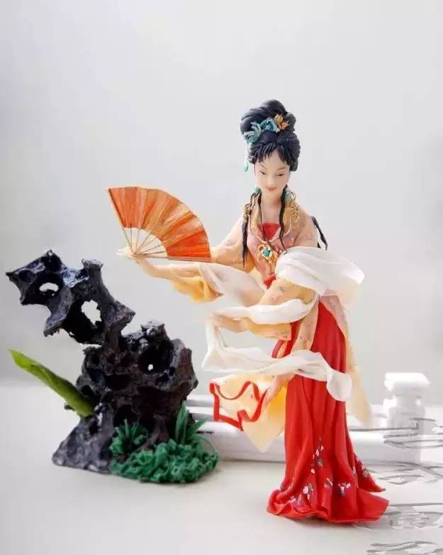 경국지색! 중국 전통 면소 공예로 탄생한 미인 조형물