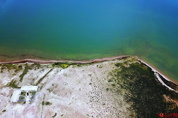 하늘에서 내려다본 ‘차이다무분지’, 아름다운 호수 밀집 지역