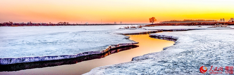중국의 얼음도시 ‘하얼빈’에 형성된 아름다운 습지들