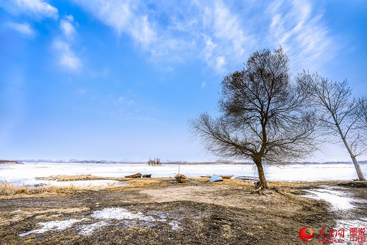 중국의 얼음도시 ‘하얼빈’에 형성된 아름다운 습지들