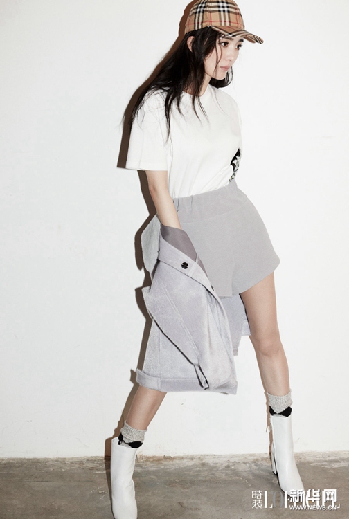 양미 패션지 신년호 커버 장식, 네추럴함으로 그녀만의 당당함 표출