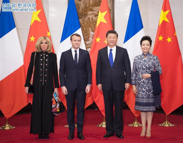 시진핑 中 국가주석, 에마뉘엘 마크롱 프랑스 대통령 회견