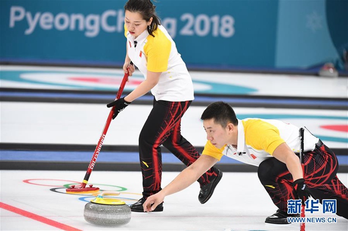 [평창 동계올림픽] 컬링 혼성 믹스더블 중국팀 첫 승리!