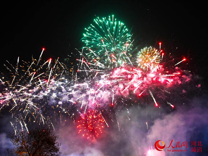 중국 정딩, 새해 맞이 전자불꽃놀이 축제 개막…정월 대보름까지 총 5회 공연!