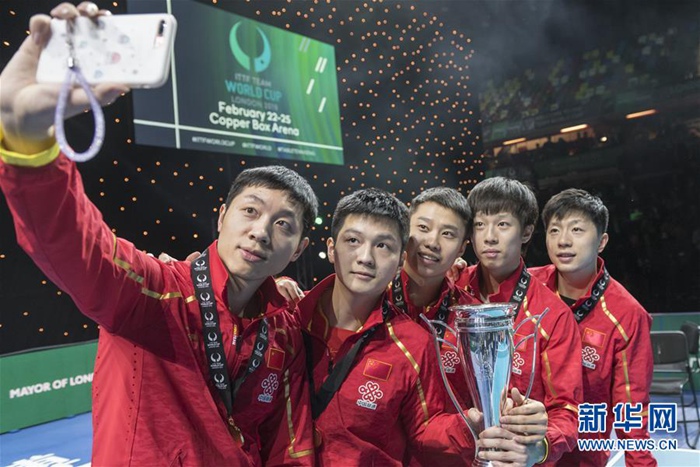 2018 런던 탁구 팀 월드컵, 중국 남자&여자 동시 우승 차지