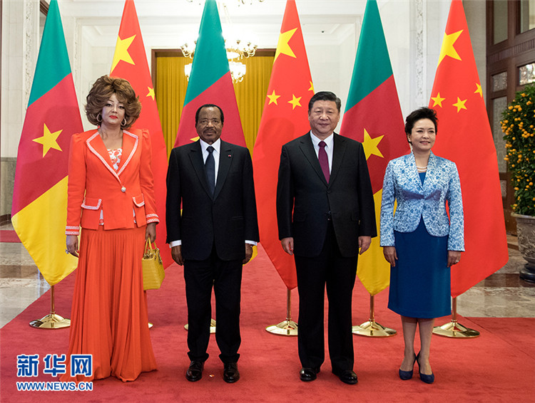 시진핑, 폴 비야 카메룬 대통령과 회담