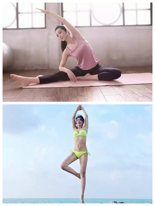 문가비 애플힙 몸매 화제, 손예진 리빙빙 장리 등 운동으로 완벽한 몸매 과시하는 중한 女스타들 건강미 대결