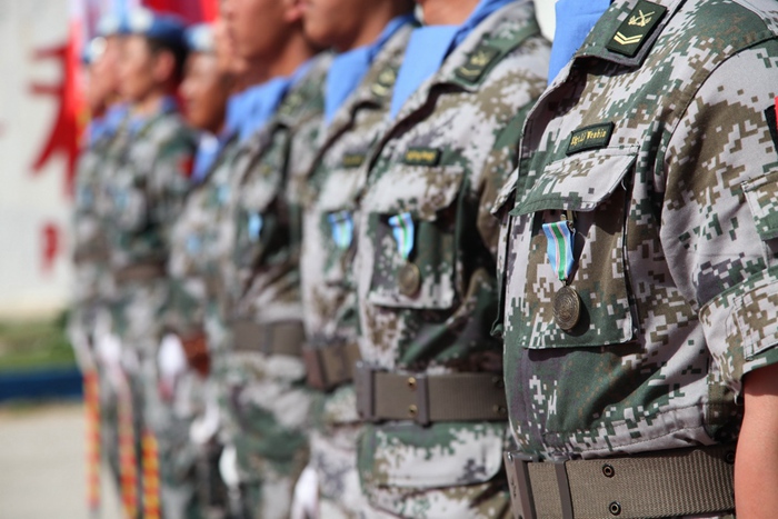 중국 16차 레바논 파견 평화유지군, 유엔 ‘평화명예훈장’ 수여