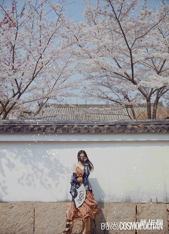 봄을 닮은 대륙 여신 ‘양미’, 패션지 5월호 커버 장식
