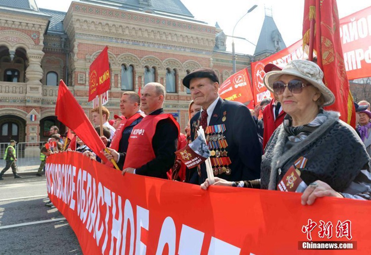러시아 ‘5•1’ 국제노동절 기념 퍼레이드 행사 개최
