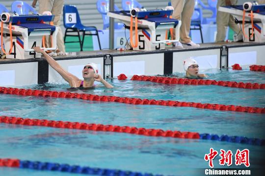 中 아시안게임 수영선수 선발전, ‘홍황소녀’ 푸위안후이 女 배영 100m 우승
