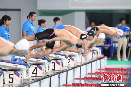 닝쩌타오, 中 하계수영선수권대회 자유형 50m 결승서 준우승