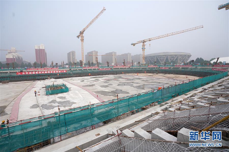 [베이징 동계올림픽] ‘스피드스케이팅 경기장’ 지하 기반 공정 마무리