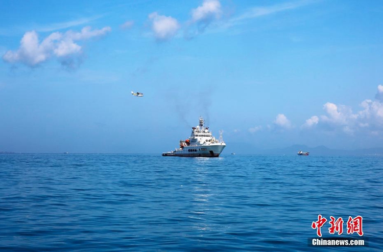 중국 싼야, 해상오염방지 종합대책훈련 개최