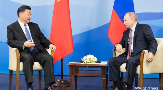 시진핑, 동방경제포럼 참가차 러시아 방문 푸틴과 회담
