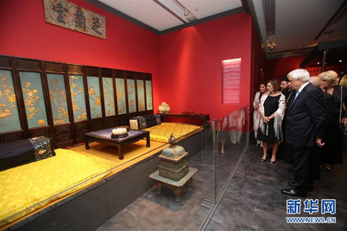 중국 고궁문물전 그리스서 개막, 청대 유물 해외에 첫선