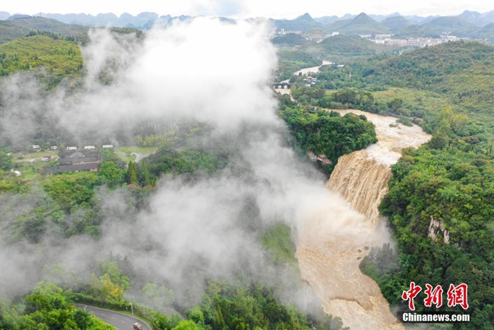 중국 구이저우 황궈수폭포, 올가을 가장 웅장한 모습