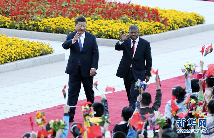 시진핑 주석, 로렌수 앙골라 대통령과 회담 가져