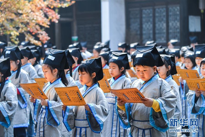 중국 국학 계몽교육으로 전통 미덕 전승