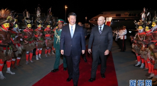 시진핑 주석, 포트모르즈비 도착…파푸아뉴기니 국빈 방문 돌입 