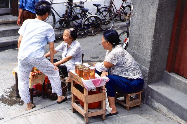 [추억의 사진전] 90년대 초 상하이, 추억의 옛거리