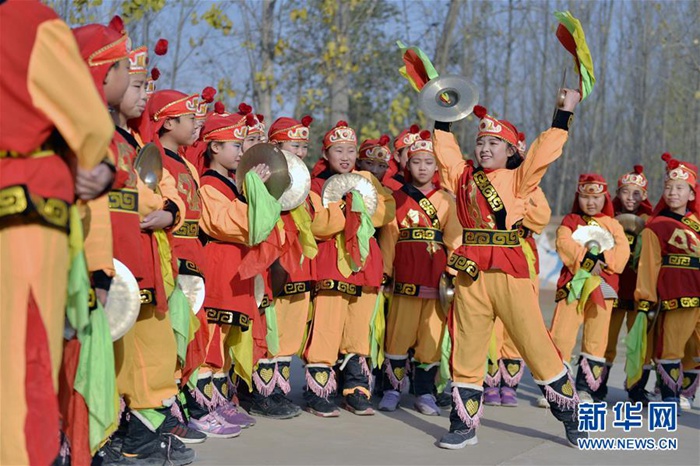 중국 허베이 싱타이 초등학교, 무형문화재 수업으로 채택