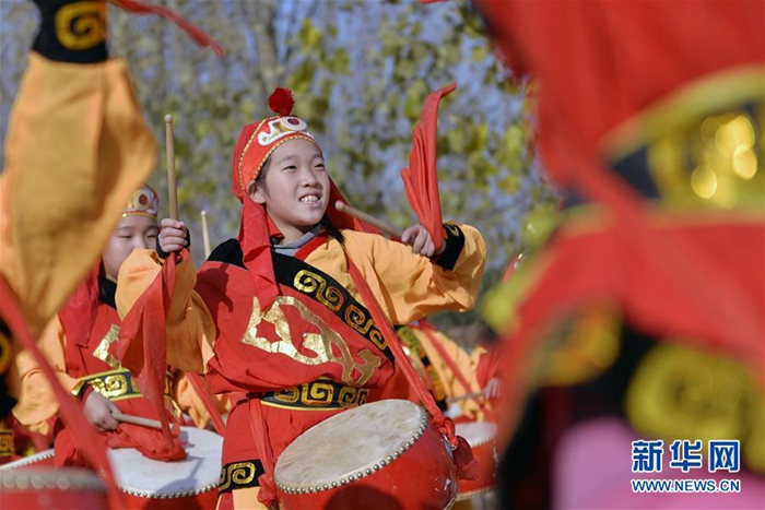 중국 허베이 싱타이 초등학교, 무형문화재 수업으로 채택
