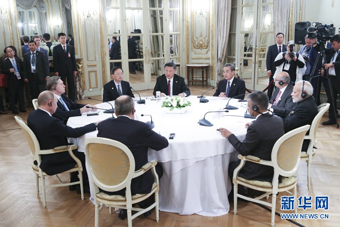 시진핑 주석, 중국-러시아-인도 비공식 정상회의 참석