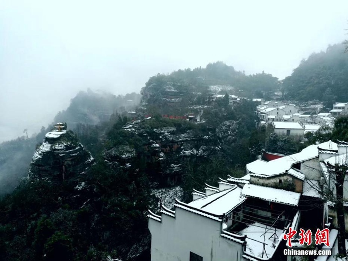 오랜 전통을 가진 ‘후이저우’에 내린 첫눈, 겨울 분위기 물씬