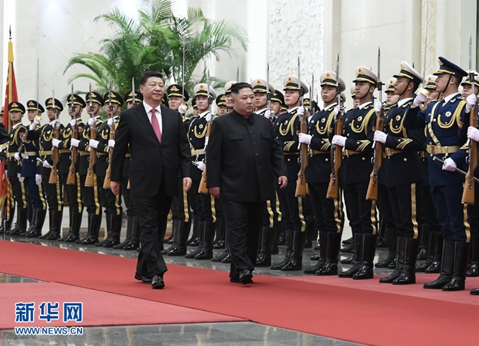 시진핑 주석, 김정은 위원장과 회담 개최